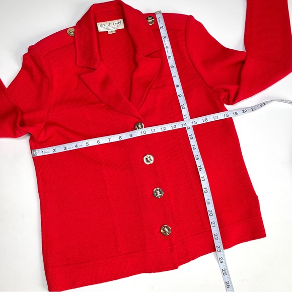 ST.JOHN COLLECTION by Marie Gray knit Blazer jacket skirt set 4 - Picture 14 of 17